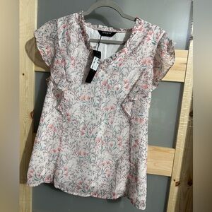 Pretty floral print Allegra K blouse
